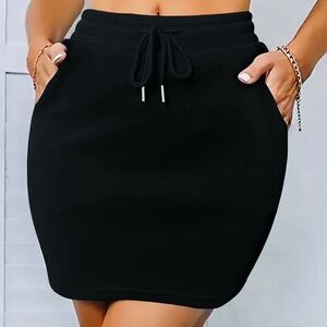 Streetwear Society Black Skirt Fits S/M